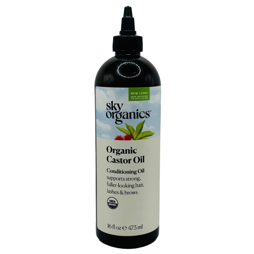 Sky Organics, Organic Castor Oil, conditioning oil, healthy hair support,16 oz